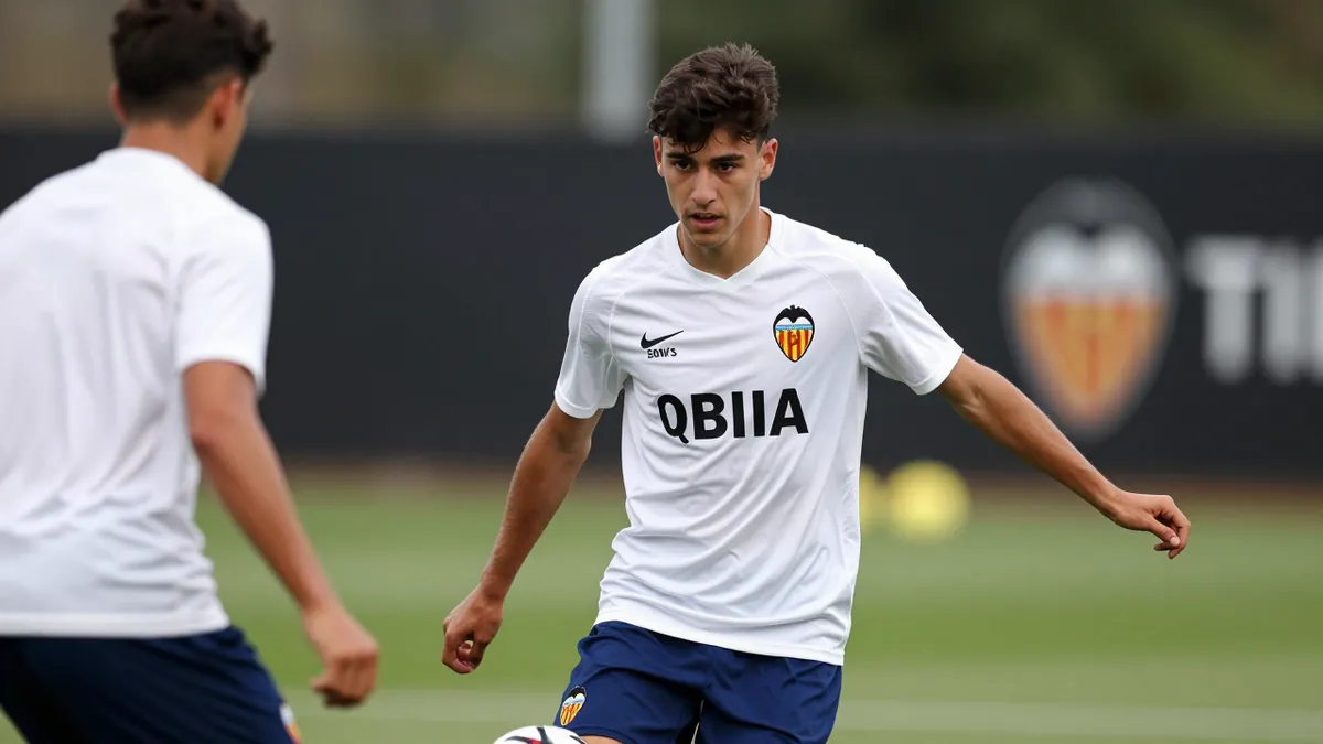 El Valencia CF incorpora al juvenil venezolano Román Davis en calidad de cedido para reforzar su estructura formativa